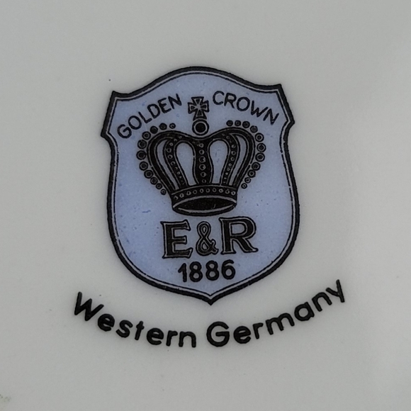 (3) 1950's Western Germany Porcelain Ashtrays - Picture 8 of 15